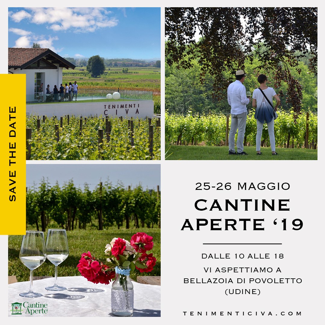 TENIMENTI CIVA 25 AND 26 MAY FOR CANTINE APERTE 2019