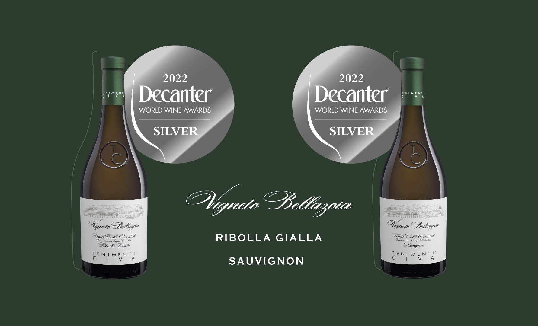 Decanter World Wine Awards premia il Vigneto Bellazoia con due medaglie d’argento